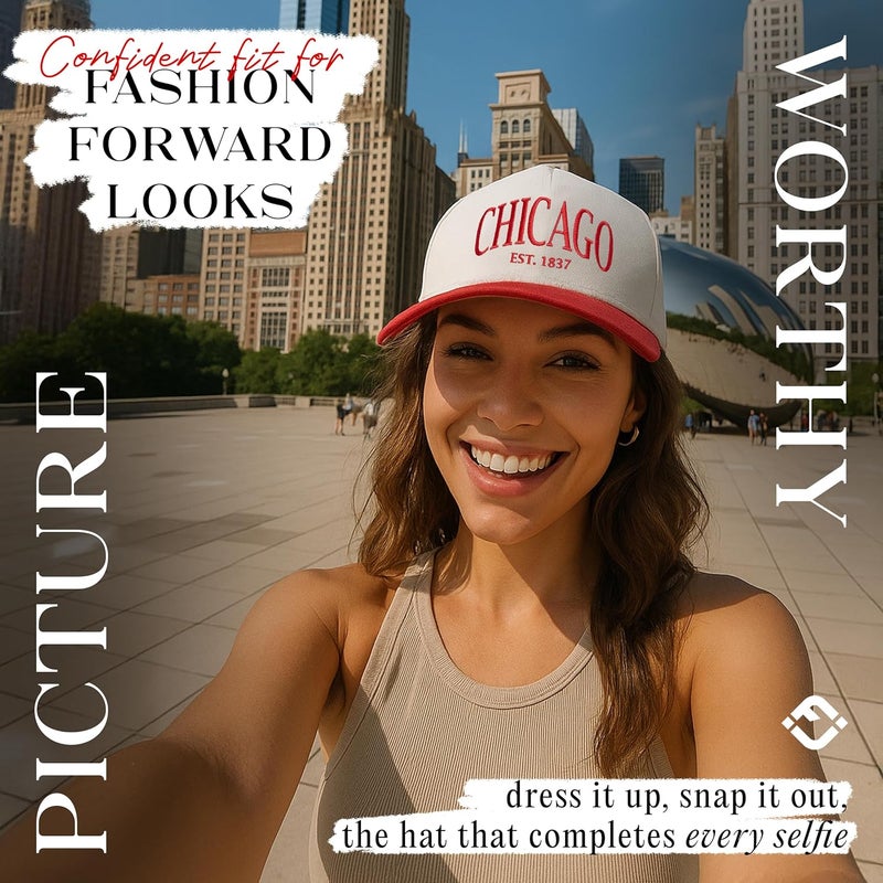 Funky Junque Vintage Canvas Snapback Hat - Adjustable 2 Tone Cap for Men Women - Put It On My, Cowboy, Girl Dad, Funny - Image 2